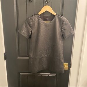 Theory Leather Shirt